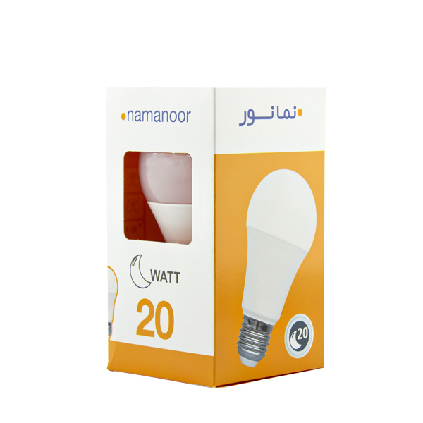 لامپ ال ای دی 20 وات حبابی نمانور