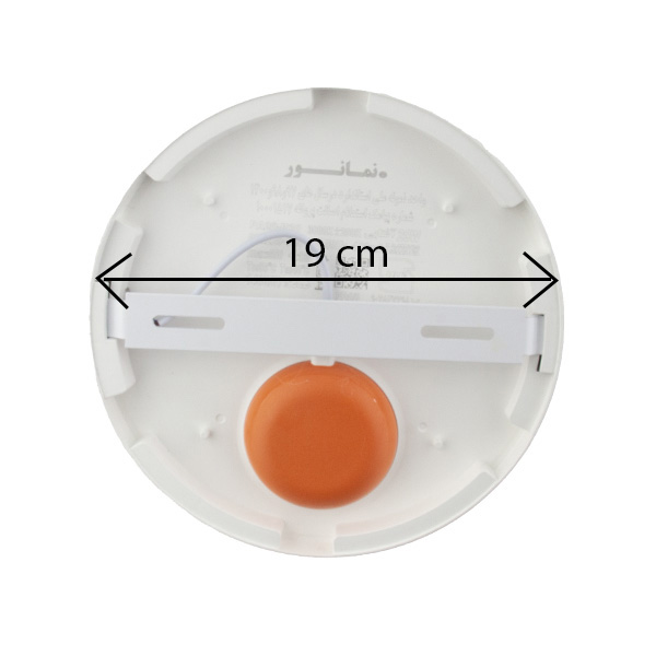 پنل گرد 20 وات نمانور بدون فریم روکار