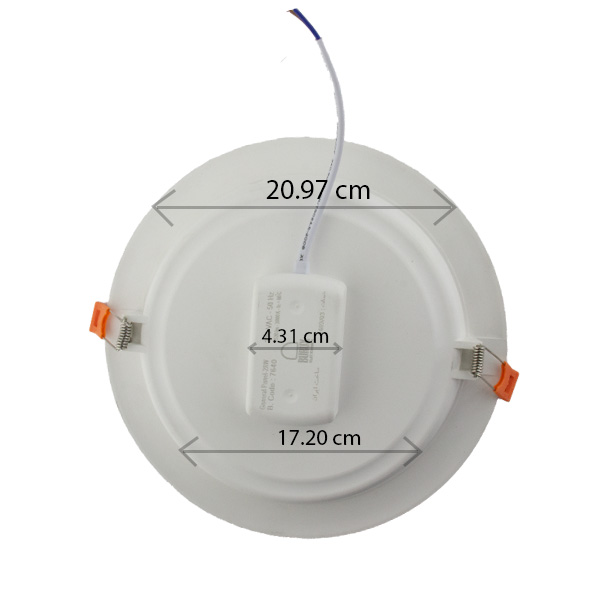 پنل 28 وات بروکس توکار