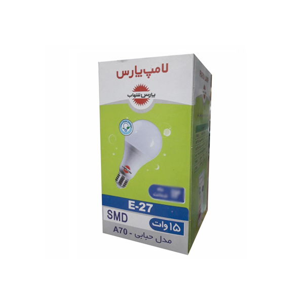 لامپ اس ام دی 15 وات پارس شهاب پایه E27