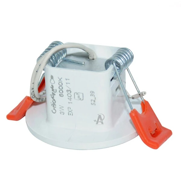 چراغ چشمی پارکتی گرد 3 وات زانیس مدل لنزی