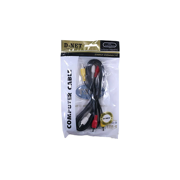 کابل AV  3 به 3 DNET سه متر