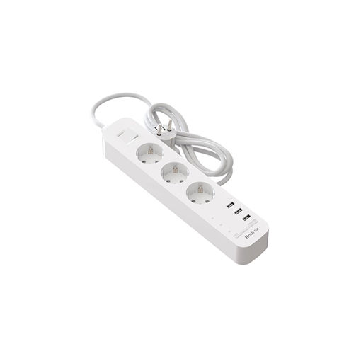 چندراه برق هادرون مدل P323 مجهز به پورت USB و کابل 1.8 متر