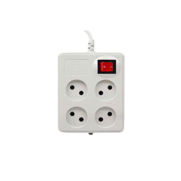 چهارراه پارت مربع ارت دار مغزی سرامیکی با کابل 3 متر کد 3330