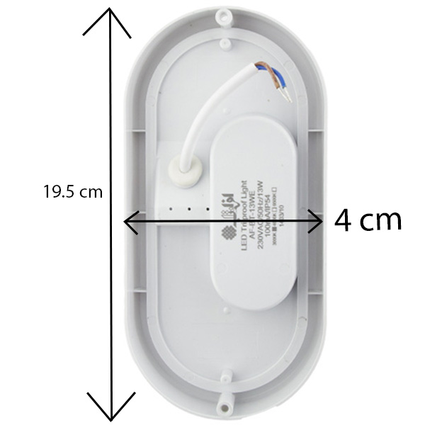 پنل بیضی 13 وات ضد آب افراتاب روکار