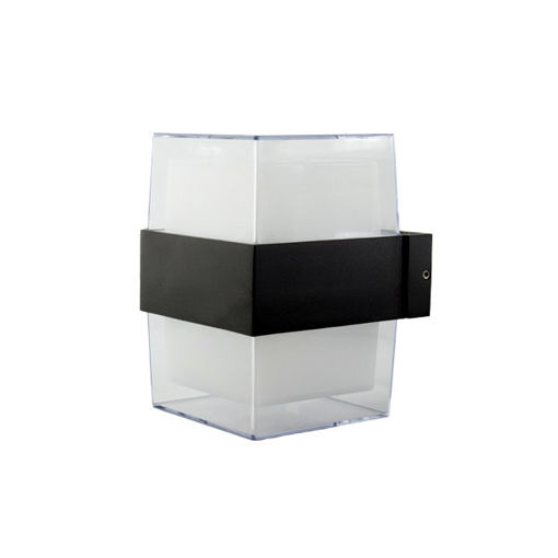 دکوراتیو 10 وات 2 طرفه مشکی AL060 یکتا افروز بدنه مشکی آفتابی