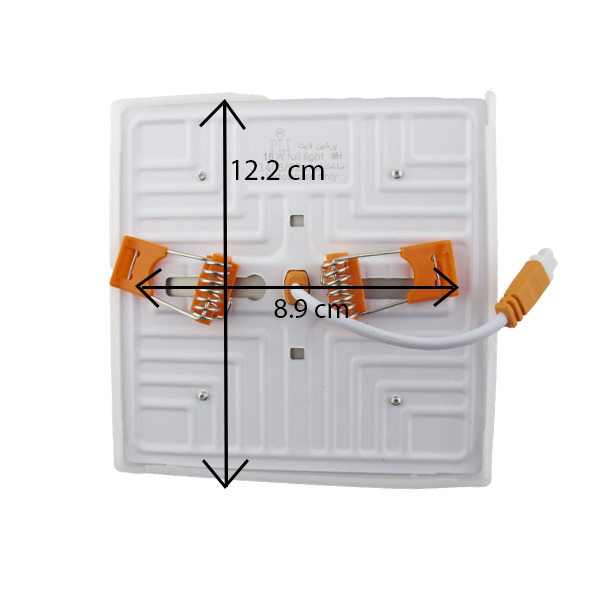 پنل  18 فول سایز پرشین مهتابی مربع توکار