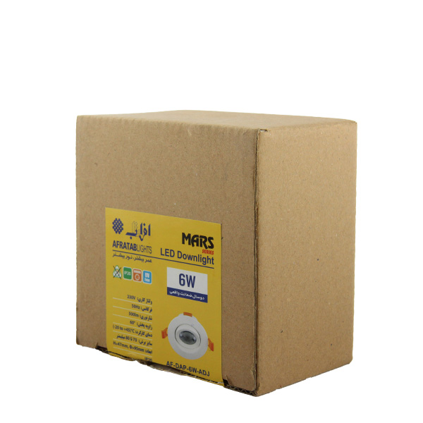 پنل چراغ سقفی ال ای دی توکار 6 وات سری مارس Downlight Mars 6W