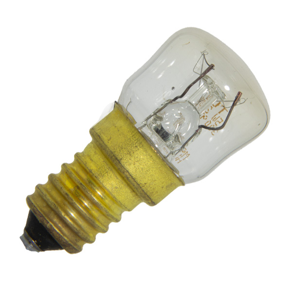 لامپ مایکروفر 220 ولت 15 وات سرپیچ شمعی تنگسرام