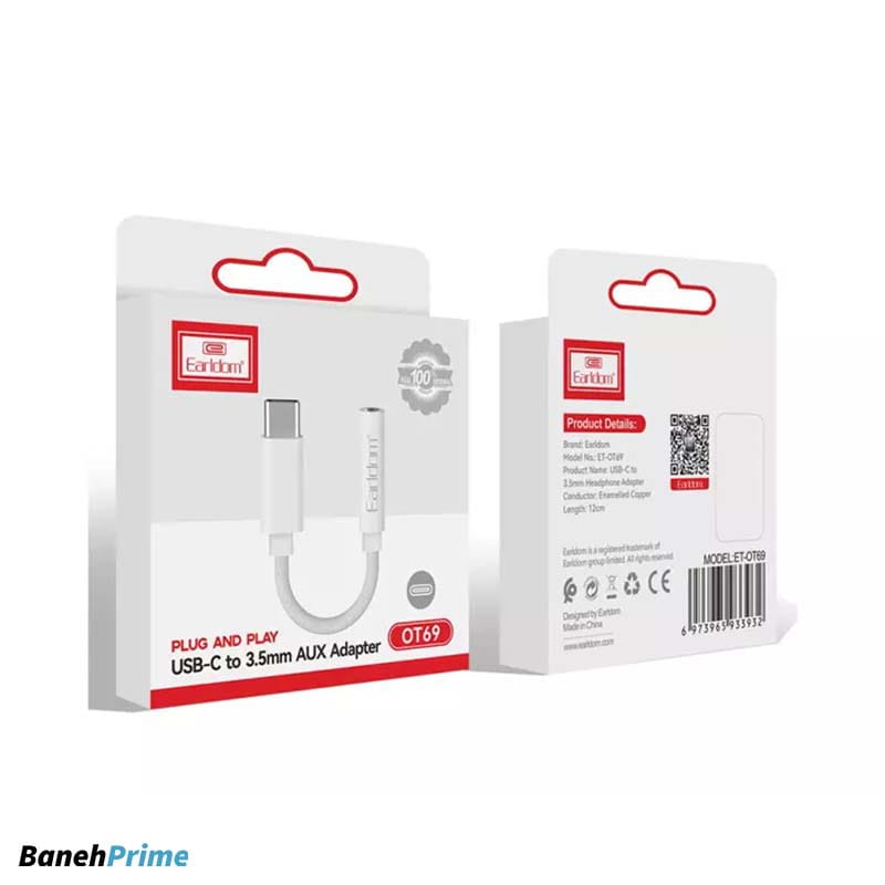 تبدیل تایپ سی به AUX ایرلدوم OT69