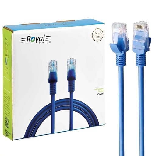 کابل شبکه 20 متر  CAT 6 رویال