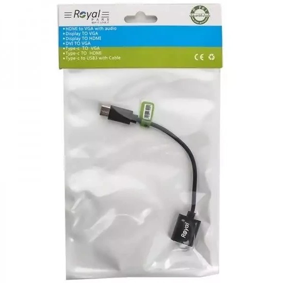 كابل OTG تايپ C 10 سانت رويال