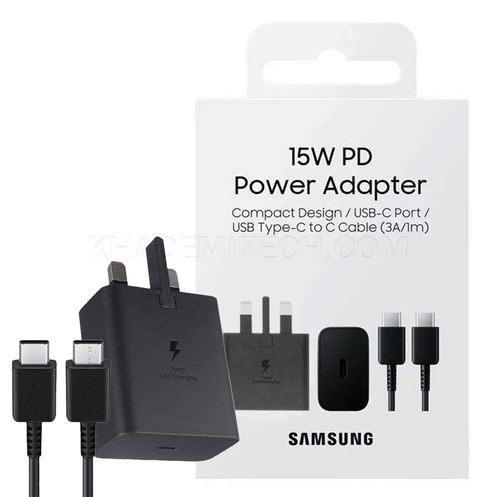 شارژ 15 وات سامسونگ خروجي تايپ C اصلی جدید