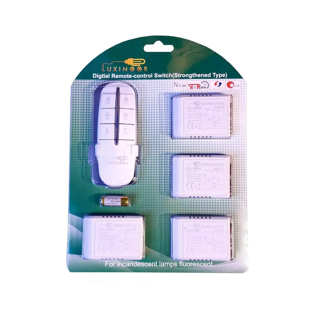 کنترل 4 کانال 4 رسیو مجزا لوکسی نور گرید A جدید