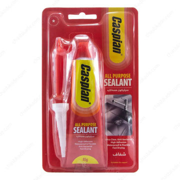 چسب آکواریوم 85 گرمی کاسپین شفاف جدید 1