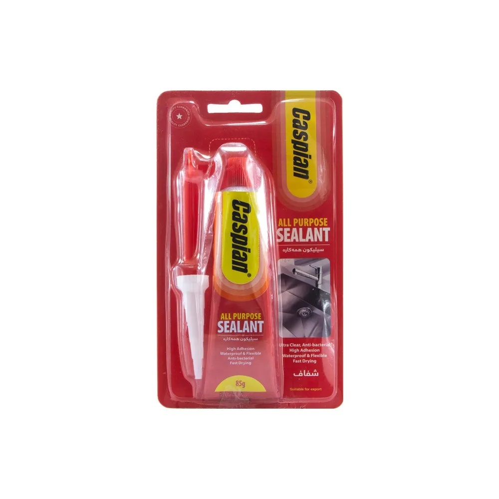 چسب آکواریوم 85 گرمی کاسپین شفاف جدید 1