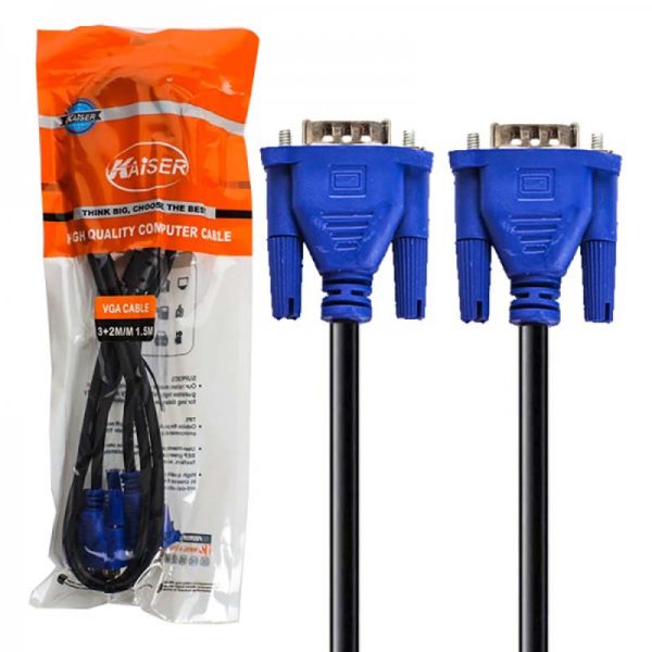 کابل 1/5 متر VGA کایسر KAISER جدید 1