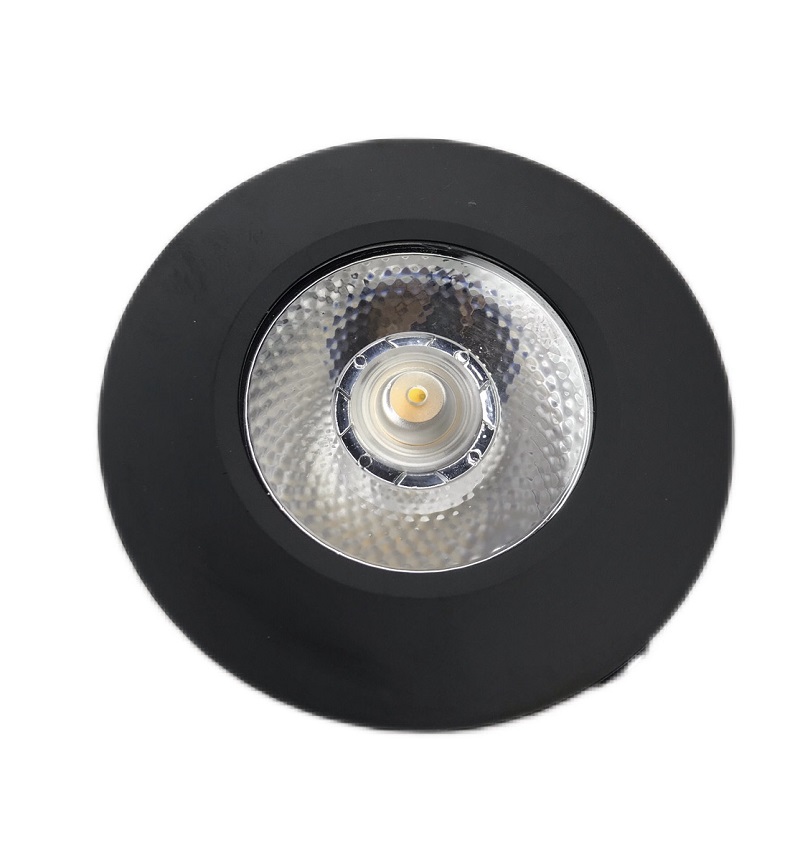 چراغ روکار ساعتی 7 وات COB سیلور مشکی