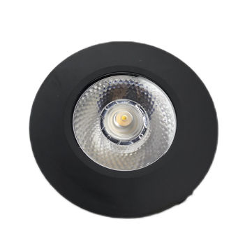 چراغ روکار ساعتی 7 وات COB سیلور مشکی