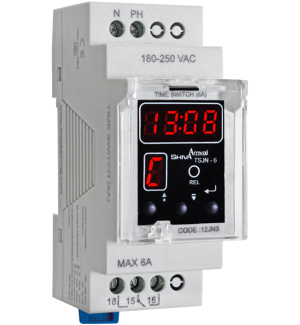 6 آمپر تایمر 24 ساعته شیوا