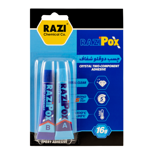 چسب دو قلو رازی شفاف