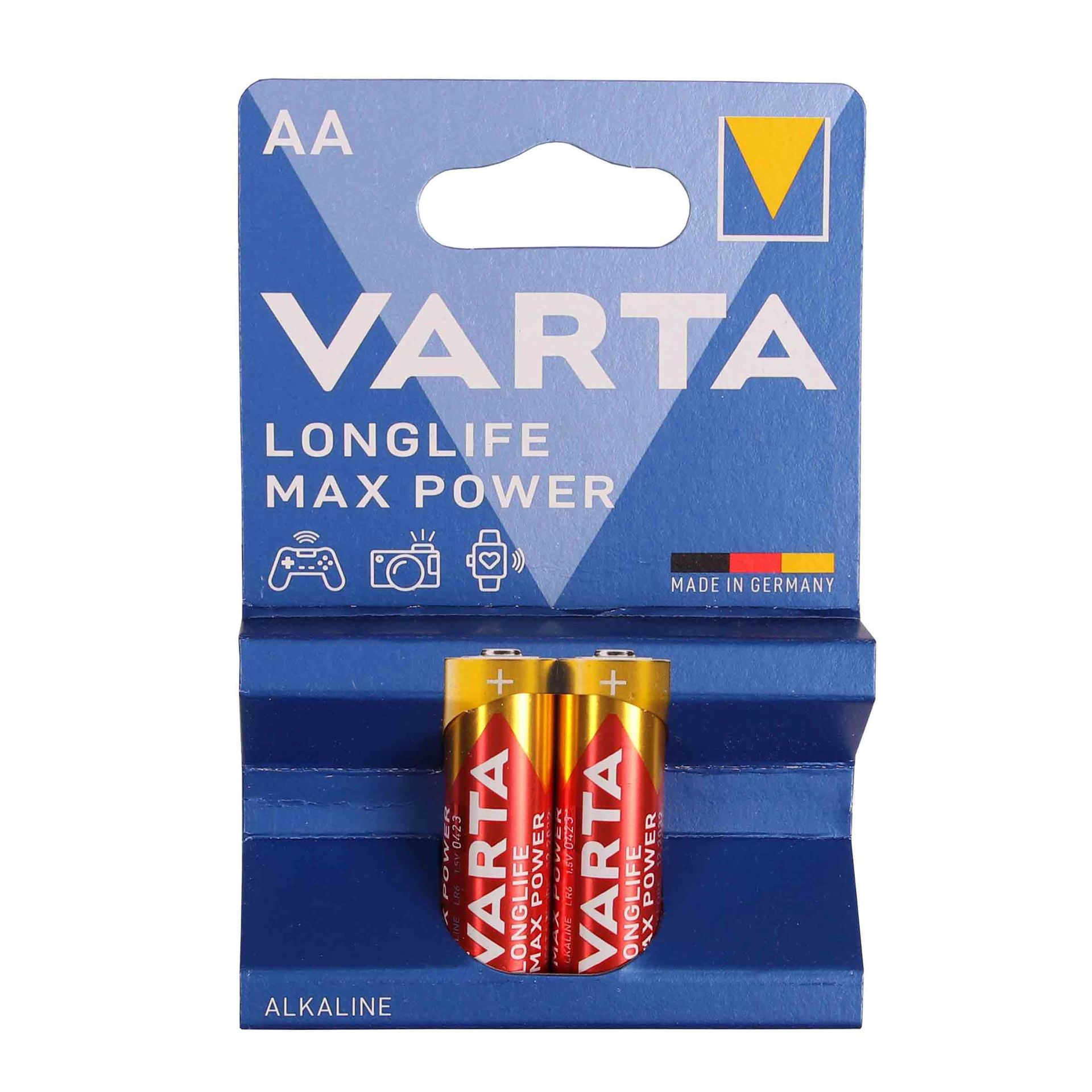 باتری قلمی وارتا مدل Longlife Max Power بسته 2 عددی