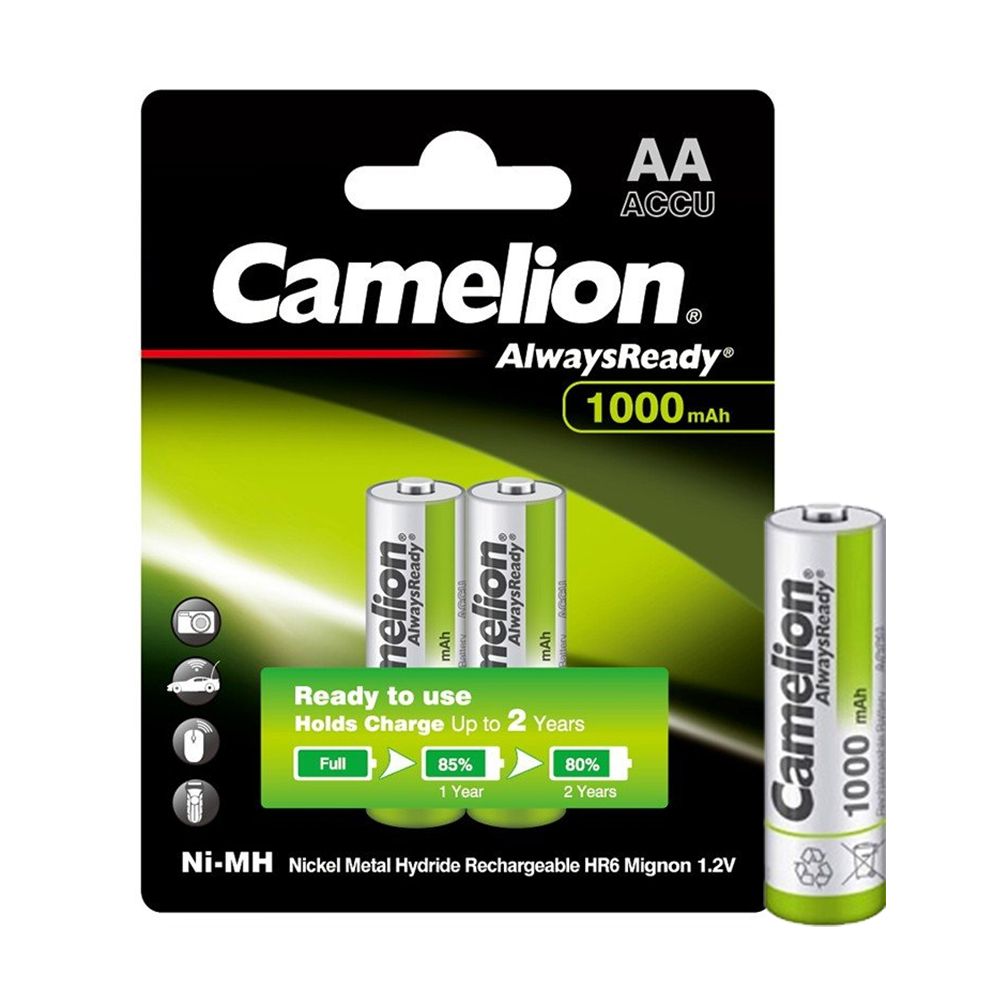 باتری شارژی قلمی کملیون Camelion AA 1000mAh جدید 3