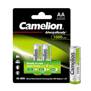 باتری شارژی قلمی کملیون Camelion AA 1000mAh جدید 3