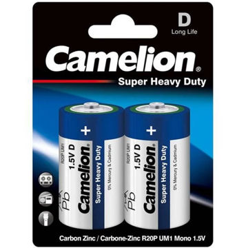 باتری بزرگ D کملیون SUPER HEAVY DUTY بسته 2 عددی