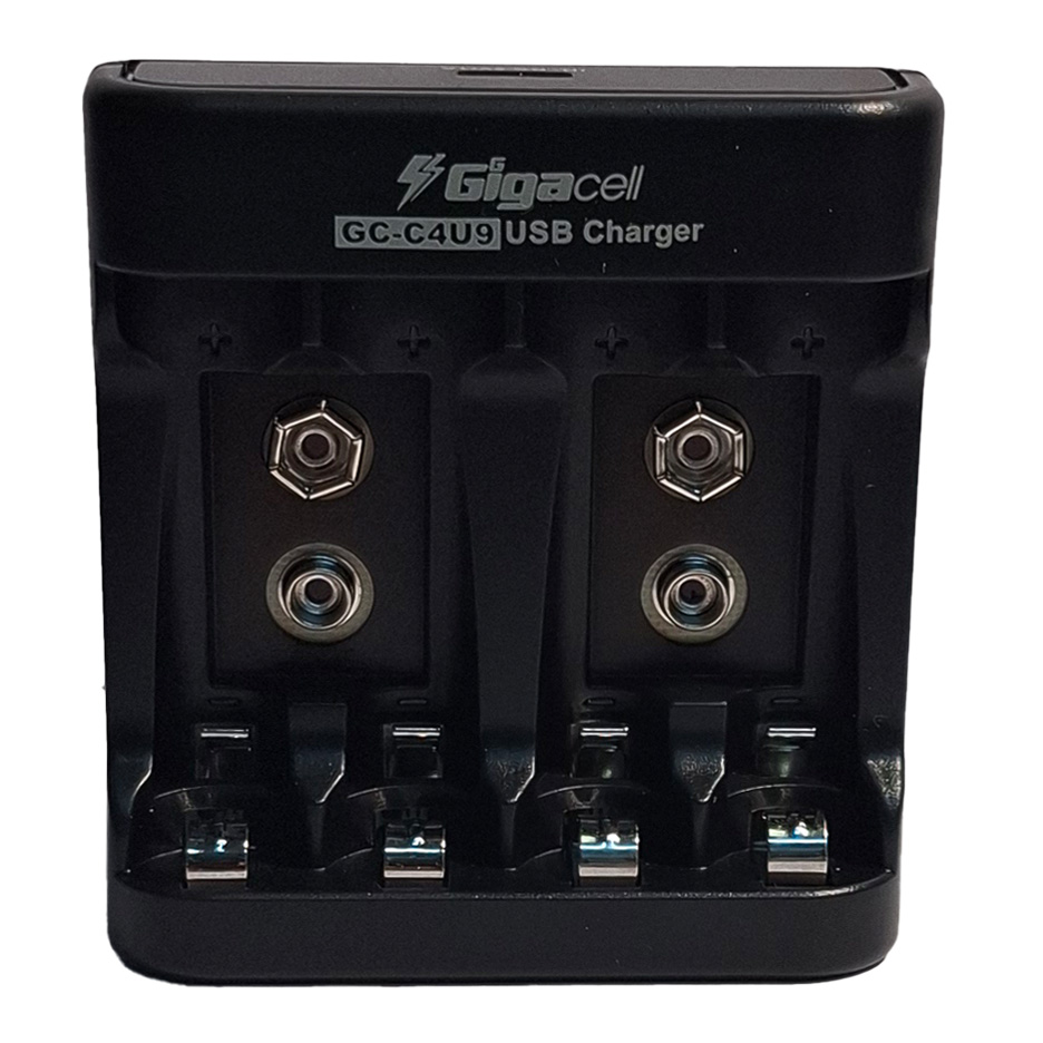 شارژر باتری اتوماتیک Gigacell GC-C4U9 AA-/AAA/9V