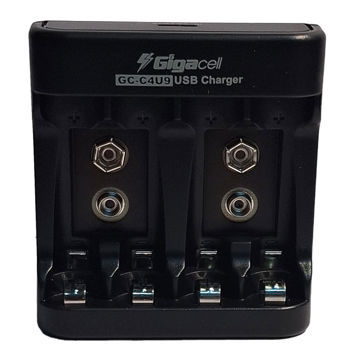 شارژر باتری اتوماتیک Gigacell GC-C4U9 AA-/AAA/9V