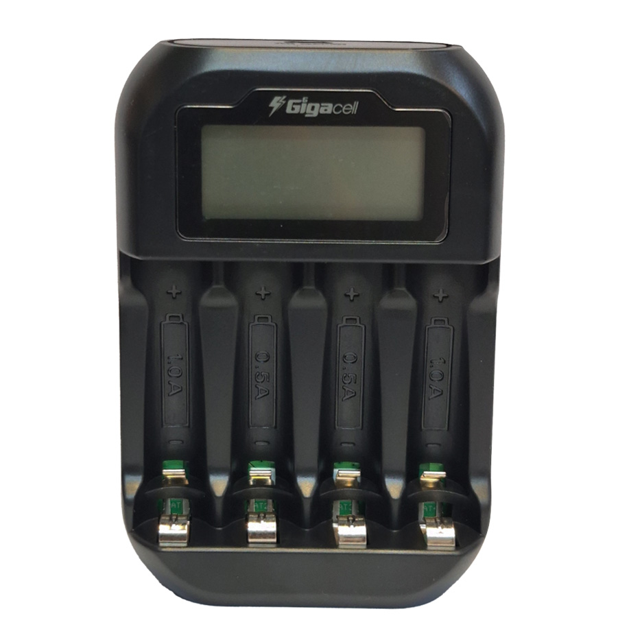 شارژر باتری فست Gigacell GC-N4U LCD AA-/AAA