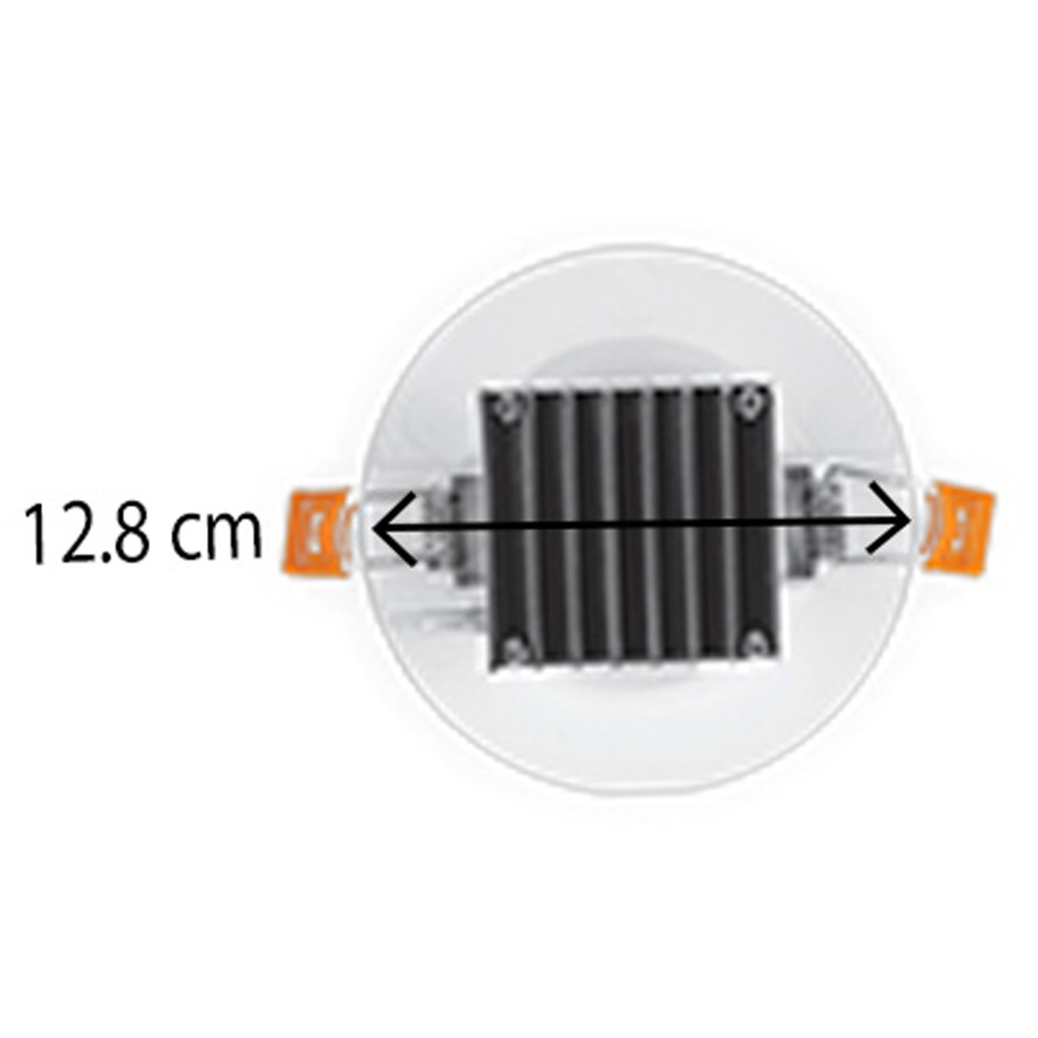 پنل ال ای دی سولاریس 7 وات گرد پارس شعاع توس توکار