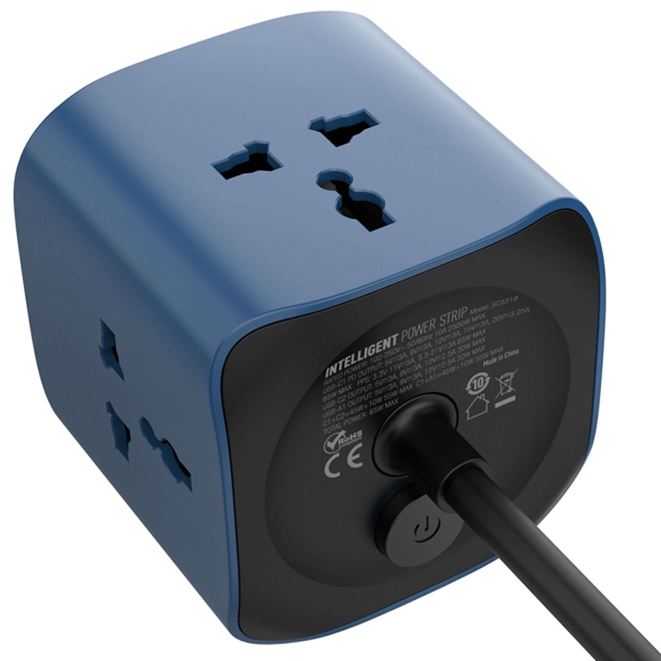 سیم سیار و شارژر چند راهی الدینیو LDNIO مدل SC3319