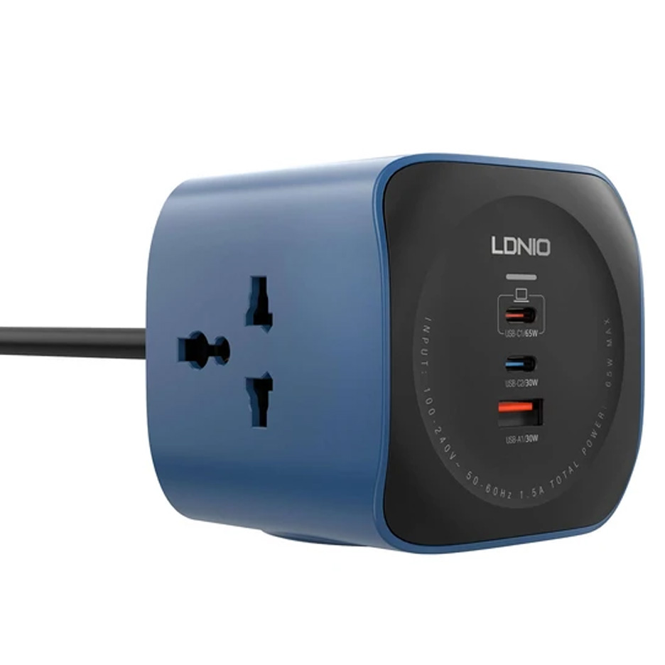 سیم سیار و شارژر چند راهی الدینیو LDNIO مدل SC3319