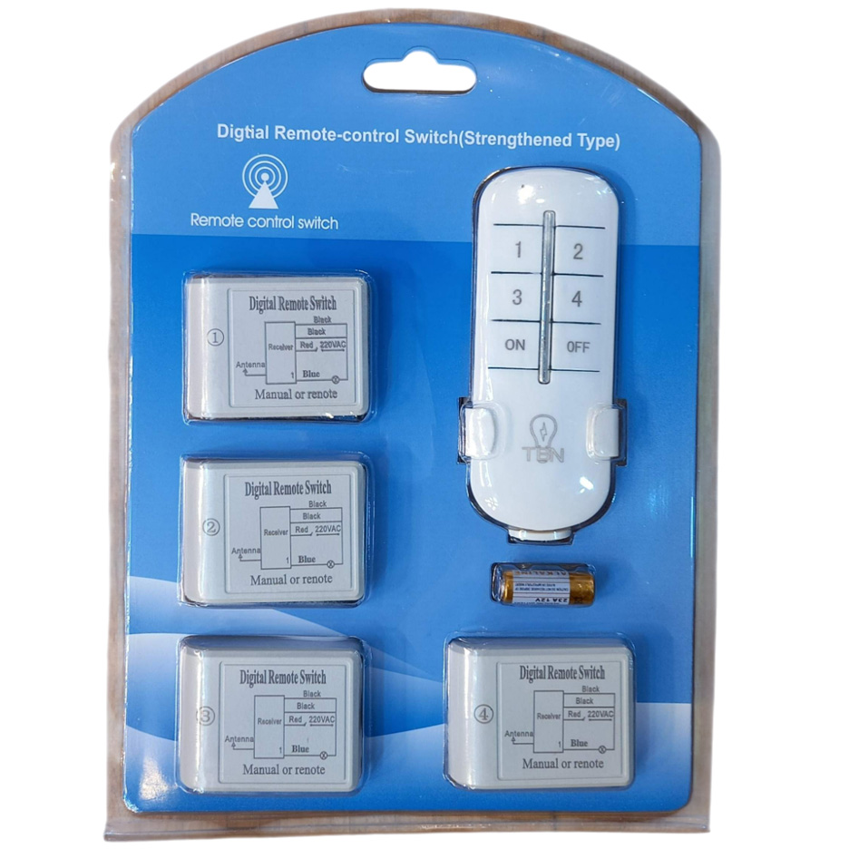 کنترل 4 کانال 4 ریسیور مجزا TEN