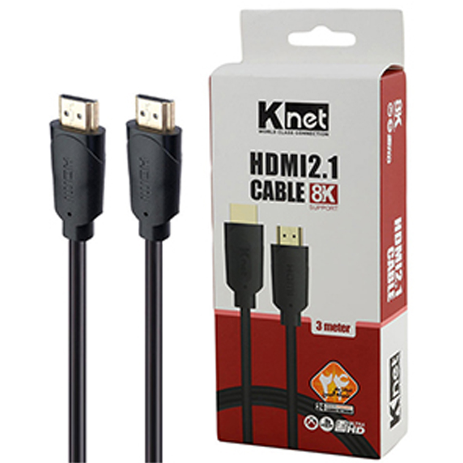 کابل K-NET HDMI V2.1 8K 3m