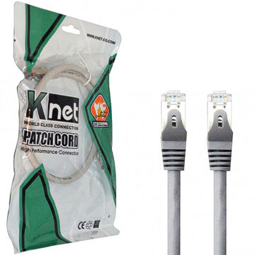 کابل شبکه 10 متر KNET CAT 6 سر فلز SFTP