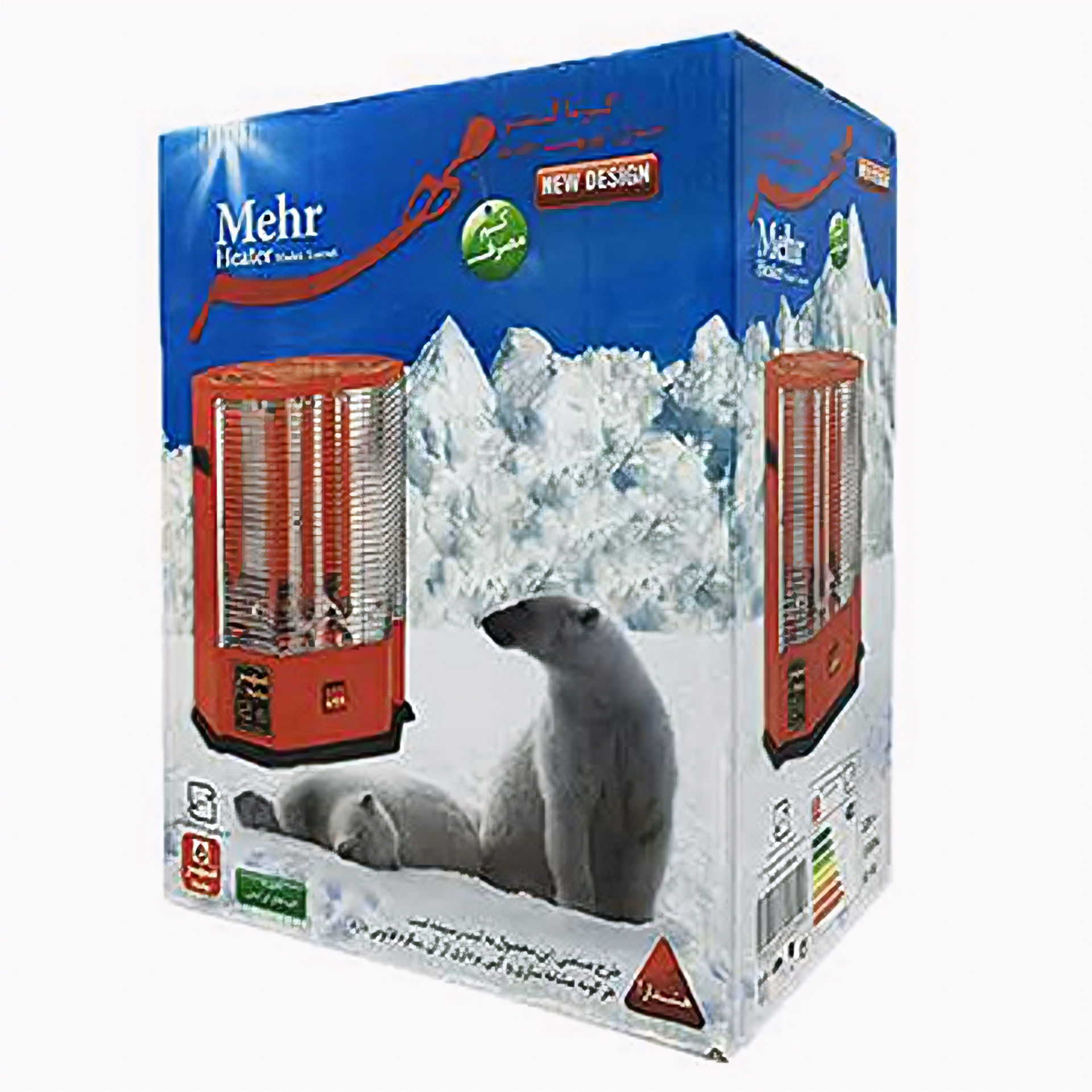 بخاری برقی ایستاده 3 شعله مهر