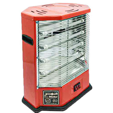 بخاری برقی ایستاده 4 شعله مهر فن دار