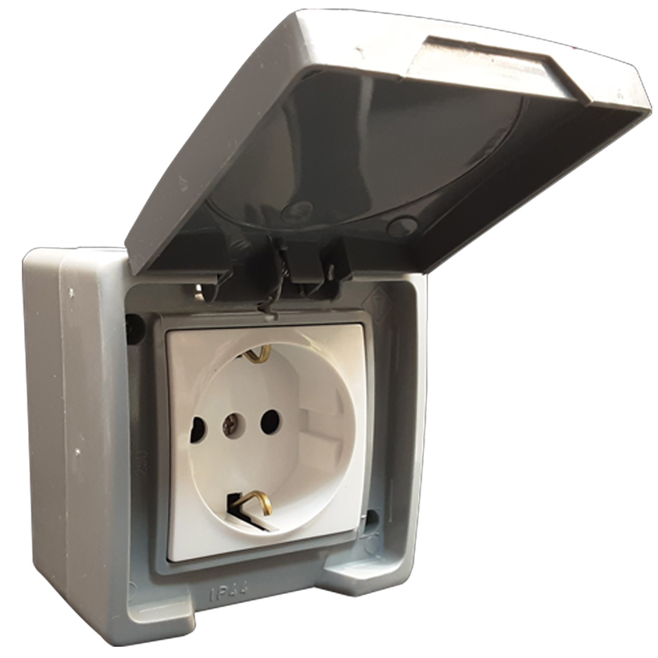 پریز برق روکار سیلور دلند