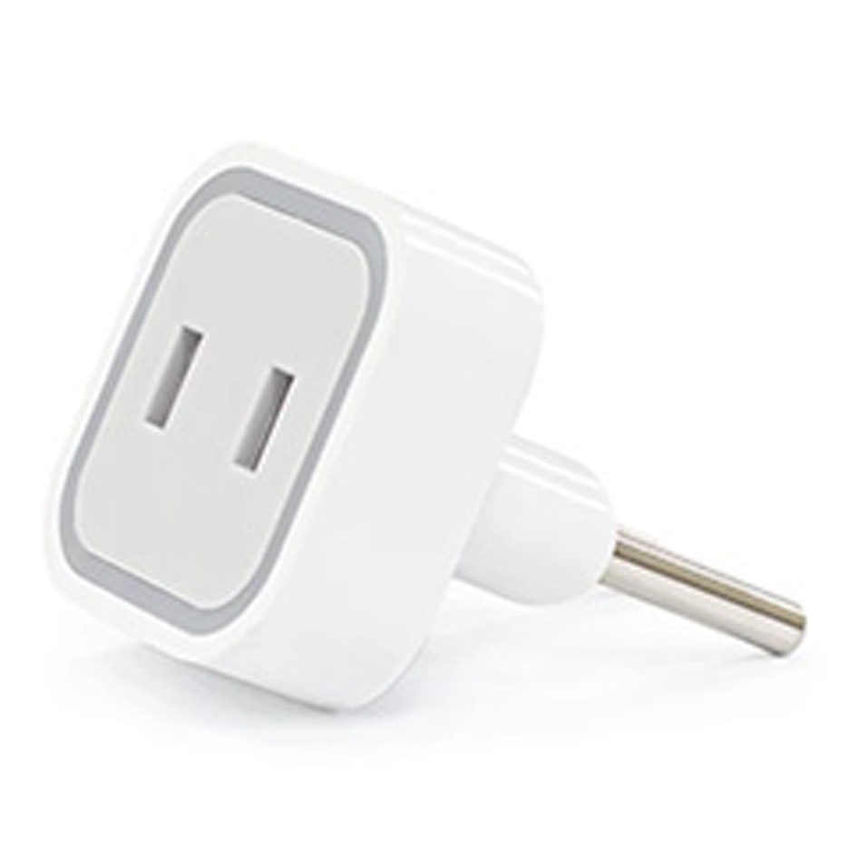 تبدیل مبدل برق 2 به 2 هادرون مدل A08 چراغ دار