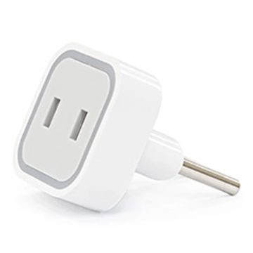 تبدیل مبدل برق 2 به 2 هادرون مدل A08 چراغ دار