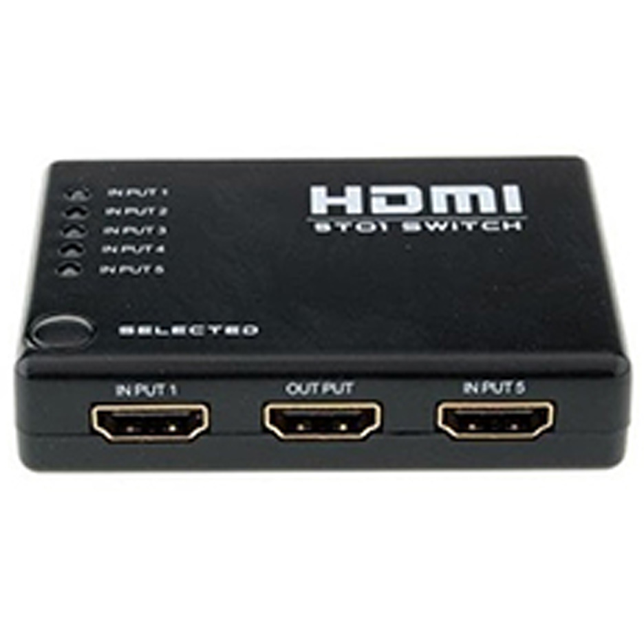 تبدیل 1 به 5 HD با ریموت ورودی 5 خروجی یک