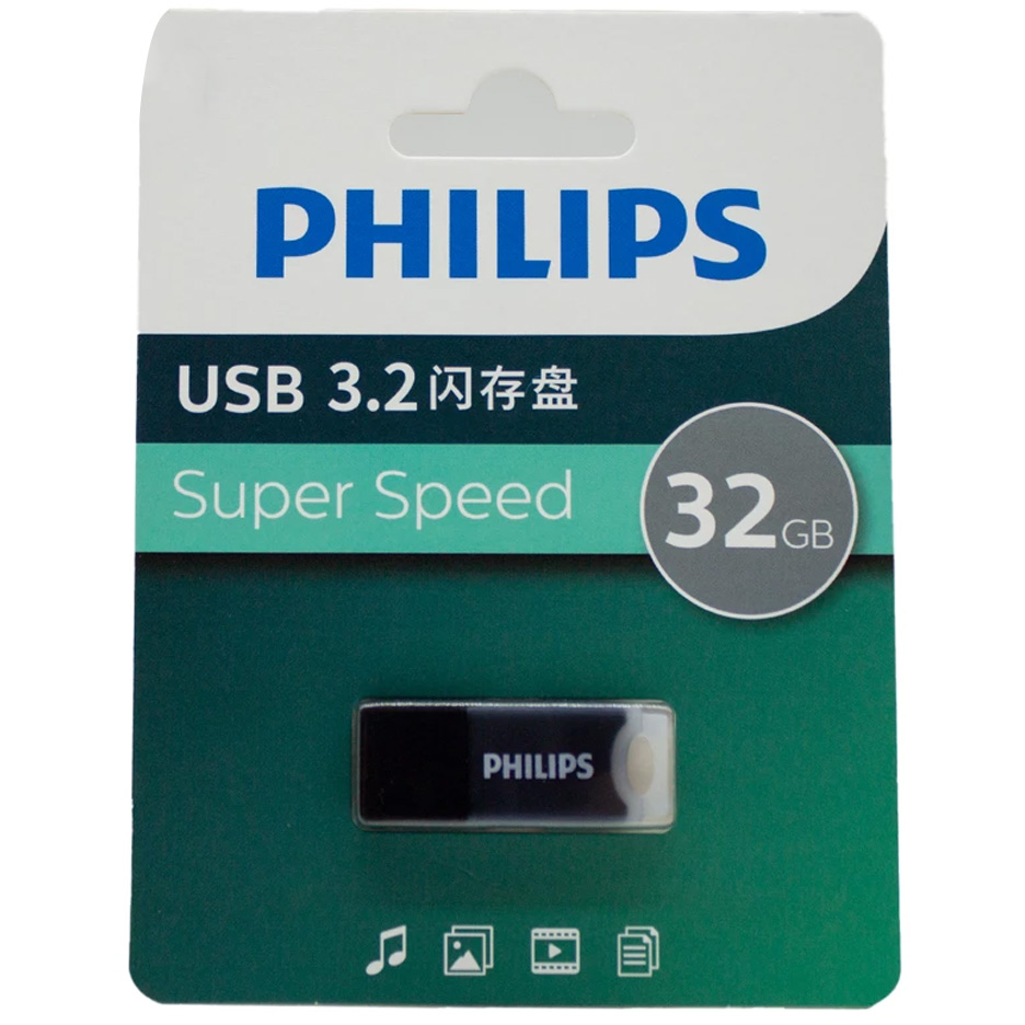 فلش مموری فیلیپس مدل Philips FM10UA-B USB 3.2 ظرفیت 32 گیگابایت