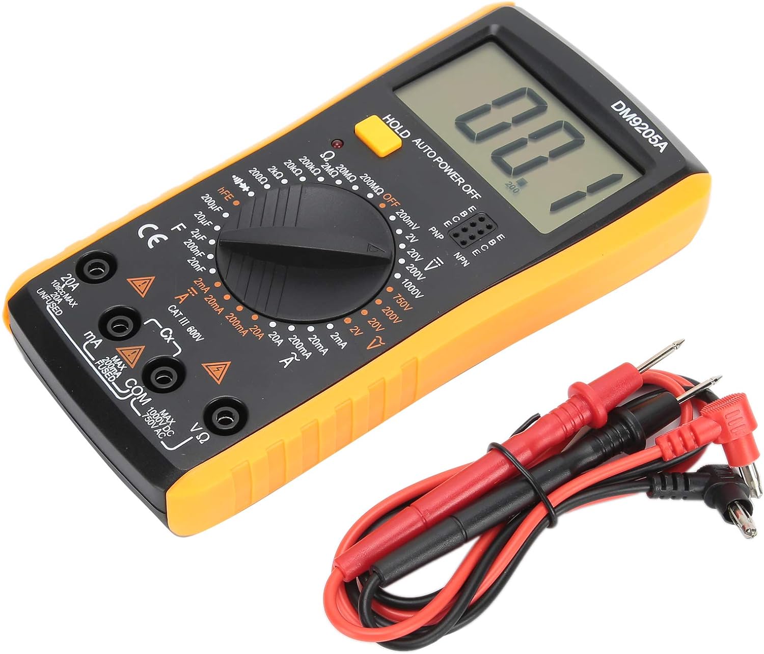 اهمتر دیجیتال PERX مدل 9205 کاور دار