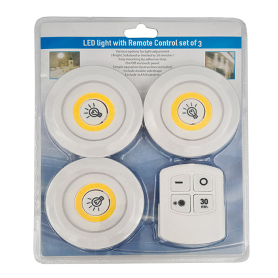 چراغ زیر کابینتی ریموت‌دار باتری‌خور LED