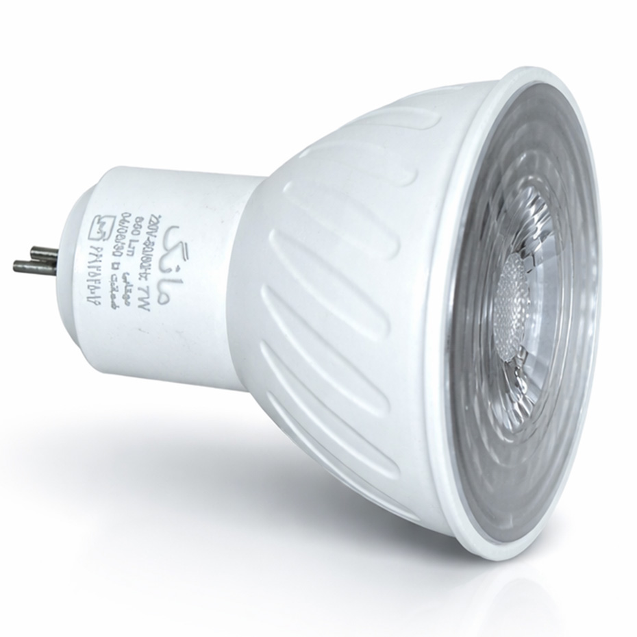 لامپ هالوژن ۷ وات سوزنی لنز شفاف برند مانگ