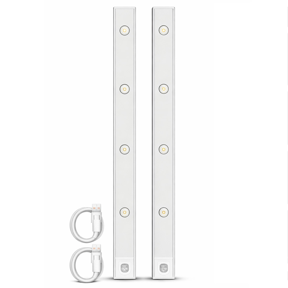 چراغ LED شارژی زیر کابینتی سنسوردار 30 سانت سه حالته