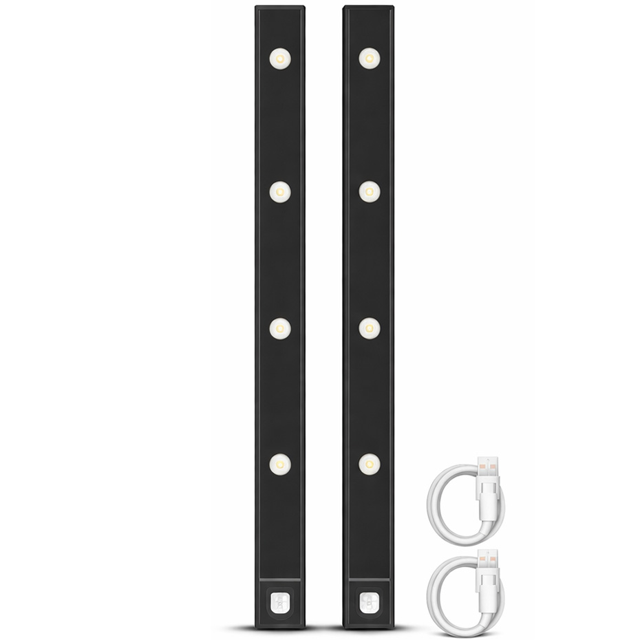 چراغ LED شارژی زیر کابینتی سنسوردار 30 سانت سه حالته